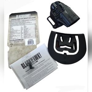 Blackhawk! Tooled Right Hand Serpa Concealment Holster